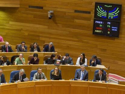 Votaciones en el Parlamento 