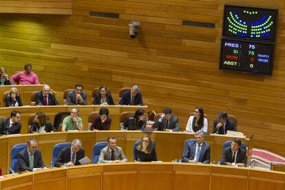 Votaciones en el Parlamento 