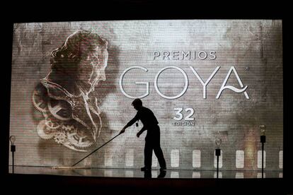 Los Premios Goya se entregaron ayer en un hotel Marriott Auditorium de Madrid.