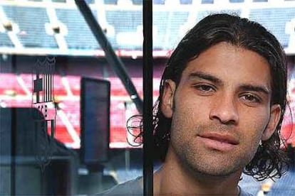 Rafael Márquez, defensa mejicano del Barcelona.