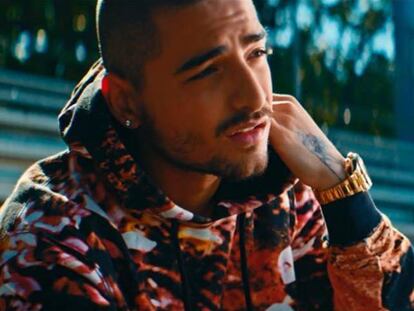 Maluma en un momento del vídeo 'El perdedor'.
