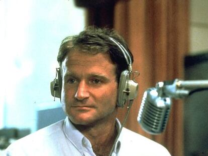 Robin Williams no filme ‘Good Morning Vietnam’, de 1987.