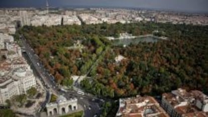 Los sobres escondidos con dinero están en el parque del Retiro de Madrid.