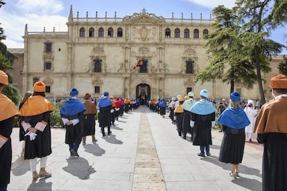 La tradicional apertura de curso de la Universidad de Alcalá, en 2022.

