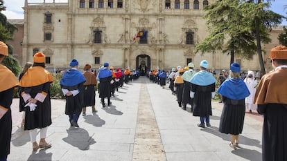 Acto de apertura del curso de la Universidad de Alcalá de Henares en 2022, en una imagen del propio centro.
