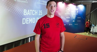 Óscar Ramos, director de Chinaccelerator, en la sede de la empresa en Shanghái.