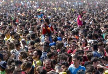 La fiesta de las paellas en Valencia.