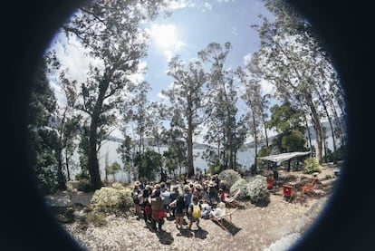 Una de las actividades de la pasada edición del fesival Sinsal, en Galicia.