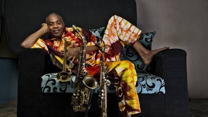 El músico Femi Kuti. 