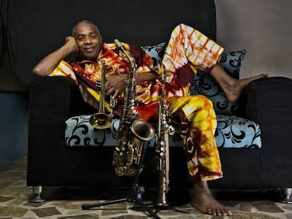 El músico Femi Kuti. 