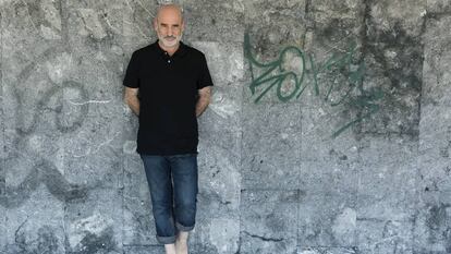 Fernando Aramburu, el pasado julio en San Sebastián.