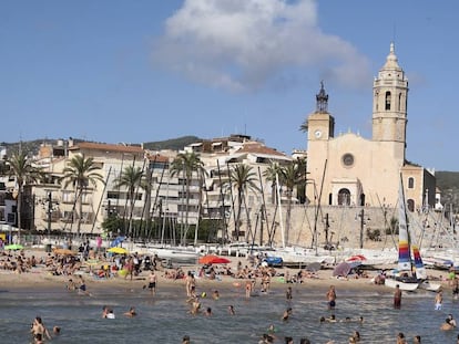 Vista del municipi de Sitges.