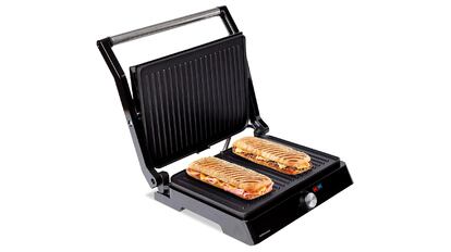 chollos de la semana en amazon: parrilla eléctrica con revestimiento antiadherente.
