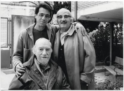 Miguel Ángel Bernardeau, Fernando Fernán Gómez y Tony Leblanc, en una imagen cedida por la productora.