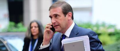 El primer ministro portugués, Pedro Passos Coelho, en Bruselas.