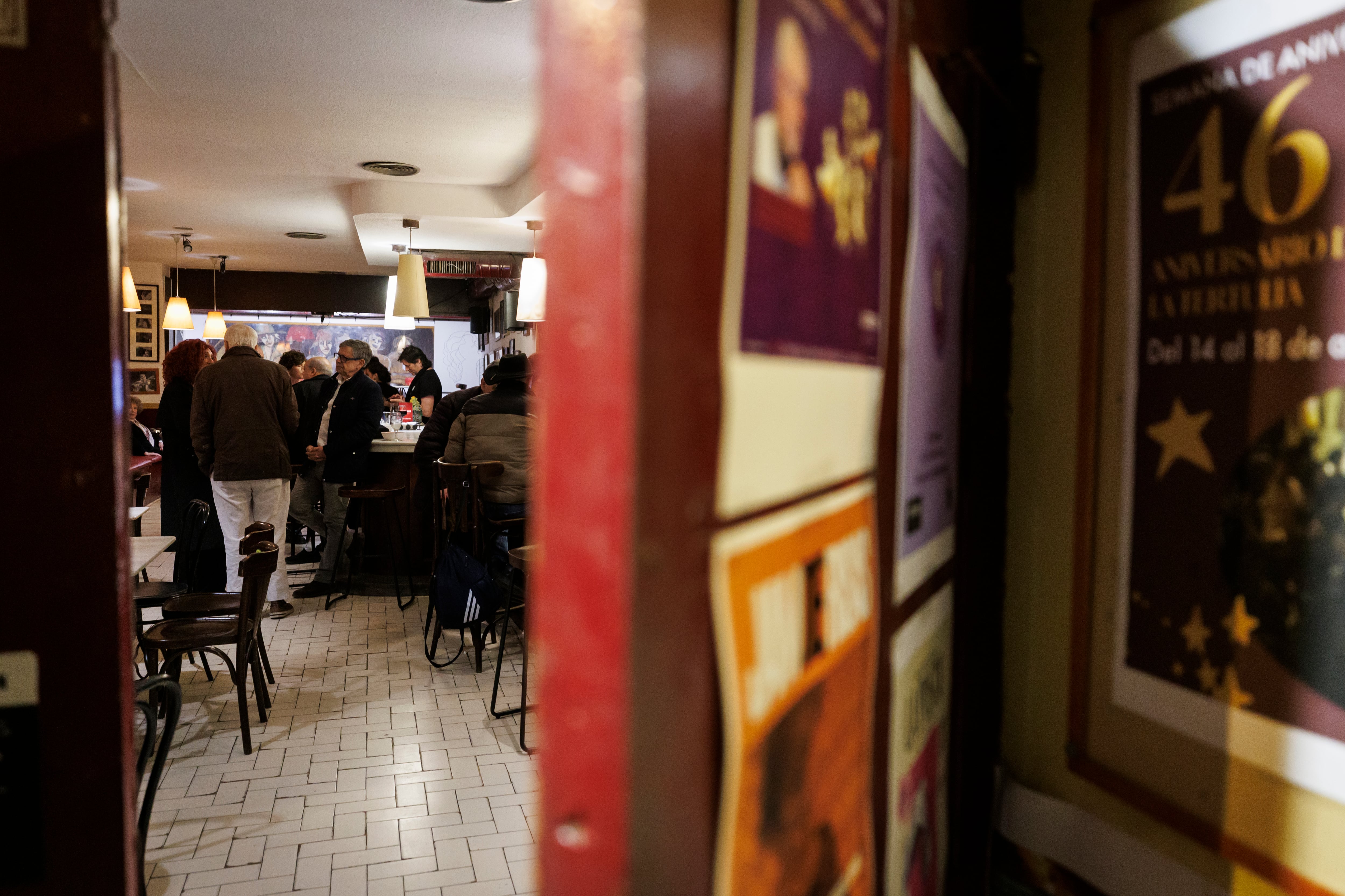 El interior de La Tertulia.