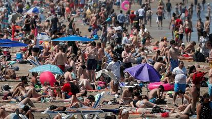 Playa de la Malva-rosa, en Valencia.