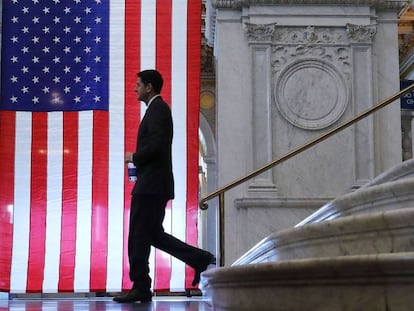 El presidente de la Cámara de Representantes Paul Ryan. 