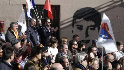 Acto de Ciudadanos en Alsasua al que asistieron Vox y miembros del PP.