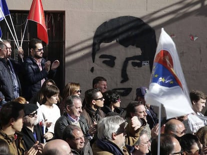 Acto de Ciudadanos en Alsasua al que asistieron Vox y miembros del PP.