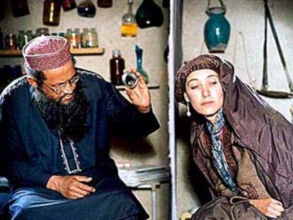Hasan Tantai, en su papel de médico del filme <i>Kandahar</i>.