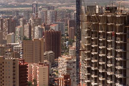 Panorámica de la ciudad de Benidorm.