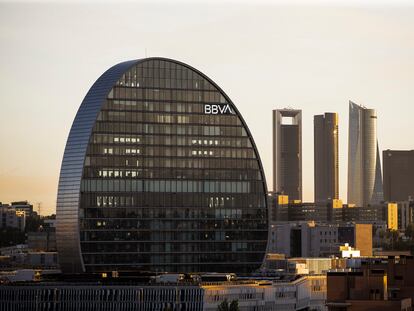 La Vela, sede del BBVA, en Madrid.