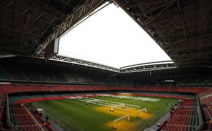 Cardiff Stadium, onde será disputada a final da Champions.