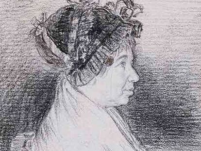 Josefa Bayeu retratada por su marido, Francisco de Goya, en 1805.