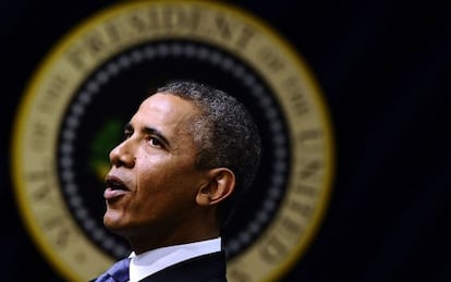 El presidente Obama durante un evento en Washington.