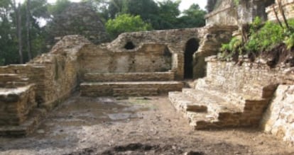 El teatro maya recién descubierto.