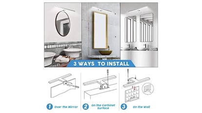 Presenta tres formas de instalación.