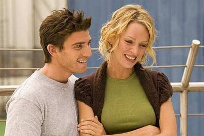 Bryan Greenberg y Uma Thurman, en <i>Secretos compartidos.</i>