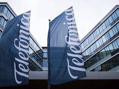 Fachada de la sede de Telefónica en Düsseldorf (Alemania)