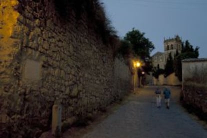 Paseo por la alameda segoviana junto al monasterio del Parral.