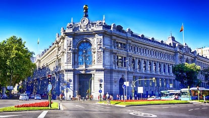 Fachada de la sede del Banco de España