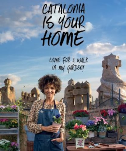 Cartel promocional de Cataluña, 'is your home' (Es tu casa).