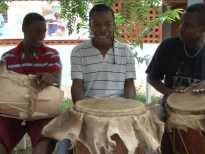 M&uacute;sicos de la comunidad de San Basilio de Palenque, Colombia, una de las que se ha beneficiado de la Ley de Restituci&oacute;n de Tierras