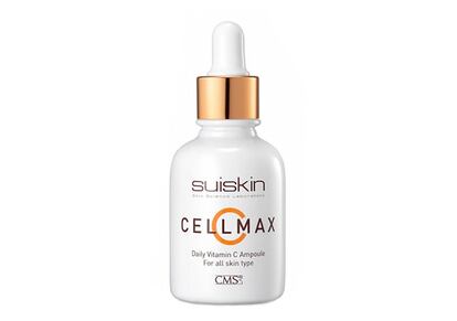 Locura por la C.
La vitamina C es el elixir más codiciado por las expertas en belleza: es imprescindible para la creación de colágeno, reduce las manchas, ilumina la piel y la fortalece frente a los radicales libre. El serum Cellmax C, de Suiskin, contiene un 25% de este elixir. Imprescindible aplicar un protector solar tras su aplicación.