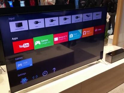 Sony muestra cómo funciona Android TV en sus televisores inteligentes