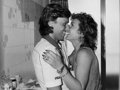 Björn Borg y Mariana Simionescu, 1983, Monaco.