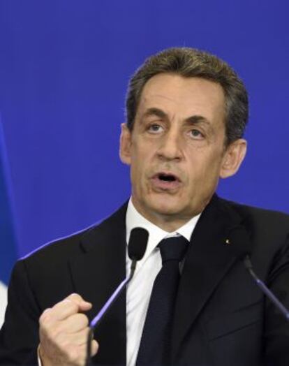 Nicolas Sarkozy, el pasado 29 de marzo en París.