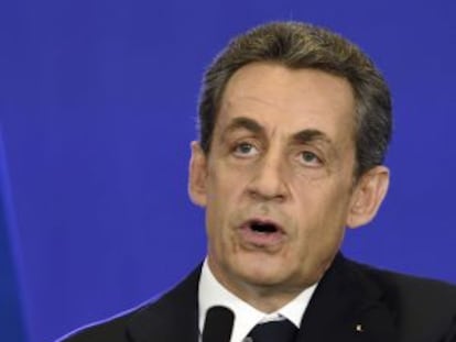 Nicolas Sarkozy, el pasado 29 de marzo en París.