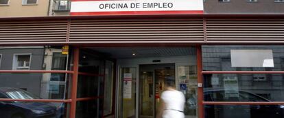 Oficina pública de empleo en Madrid.