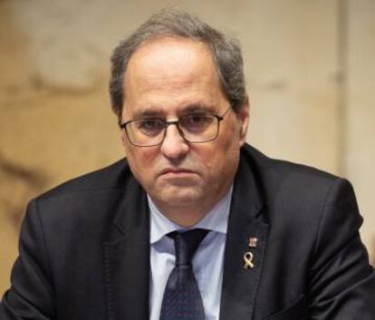 Catalan premier Quim Torra.