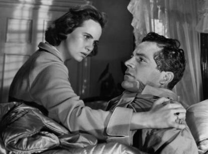 Teresa Wright e Dana Andrews, em 'Os melhores anos das nossas vidas'.