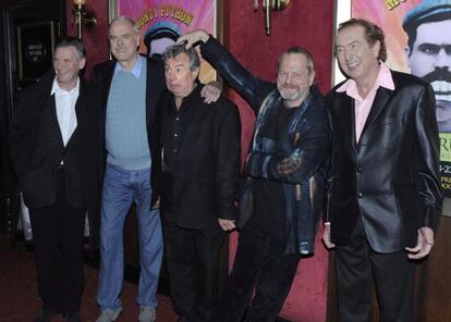 Los Monty Python en 2009, en el estreno en Nueva York del documental  &#039;Monty Python: Almost the Truth (The Lawyer&#039;s Cut)&#039;