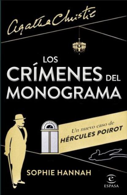 Cubierta de 'Los crímenes del monograma' en español.