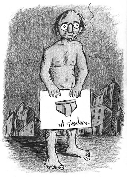 Autorretrato de Art Spiegelman.