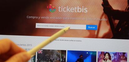 Portal de entradas de Ticketbis.